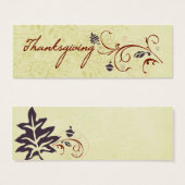 Autumn Flourish Place Tags (Front & Back)