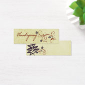 Autumn Flourish Place Tags (Desk)