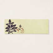 Autumn Flourish Place Tags (Back)