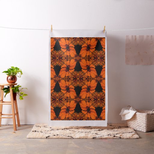 Autumn flower array...... fabric