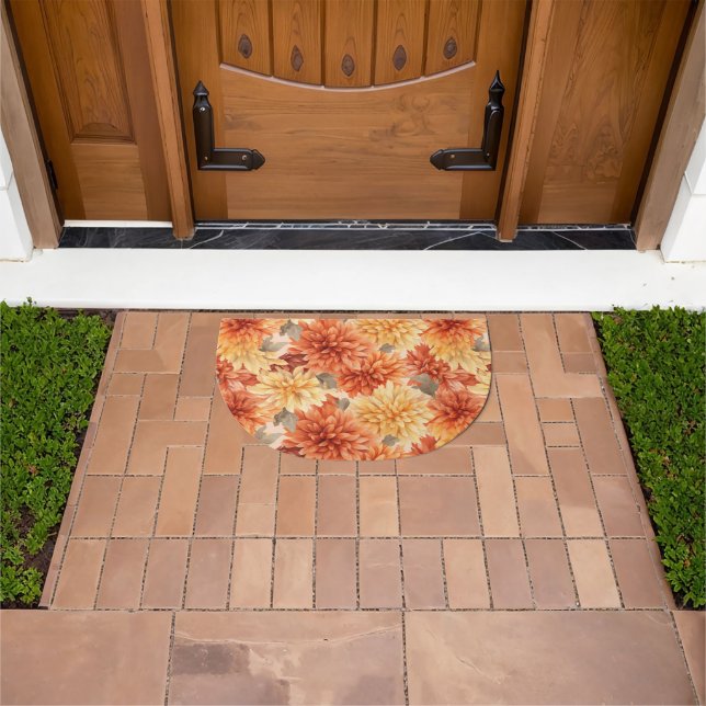 Autumn Flowers Doormat (Outdoor)