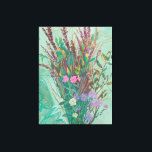 "Autumn flowers" extra large Canvas Print<br><div class="desc">Artist Julia Khoroshikh,  soft pastels,  paper,  2015</div>