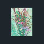 "Autumn flowers" extra large Canvas Print<br><div class="desc">Artist Julia Khoroshikh,  soft pastels,  paper,  2015</div>