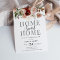 autumn flowers housewarming party invitation