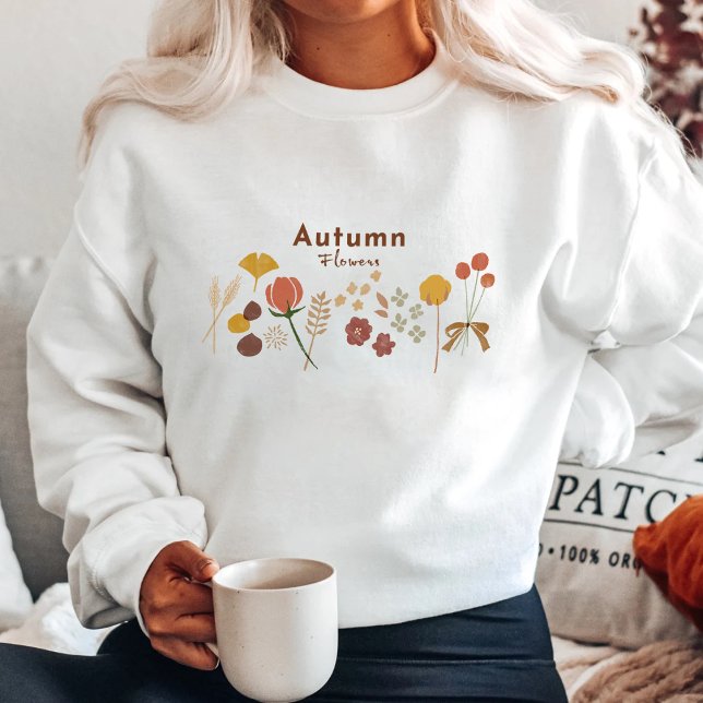 Autumn Flowers Sweatshirt (Creator Uploaded)