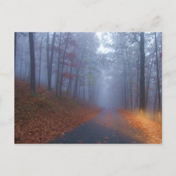 Autumn Fog Postcard by Bro_Jones at Zazzle