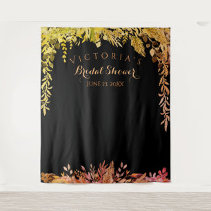 Autumn Foliage Bridal Shower Photo Booth Backdrop