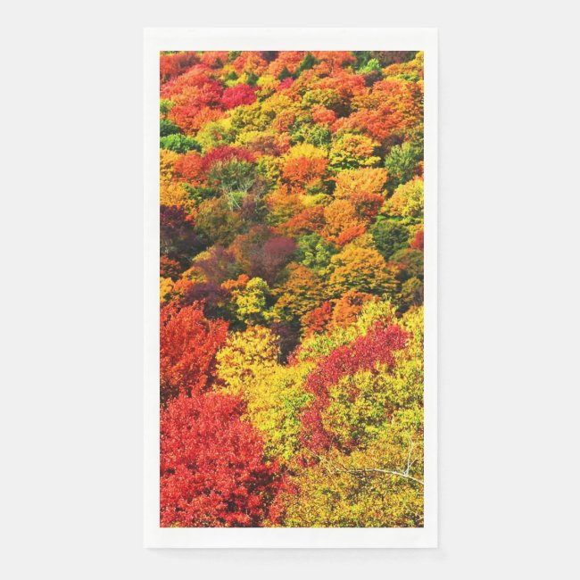 Autumn Foliage Guest Paper Napkins