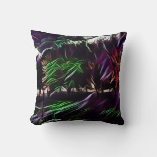 Autumn foliage in the park throw pillow