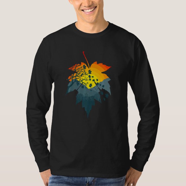 Autumn Foliage Nature Trees Season T-Shirt (Front)