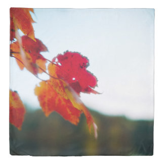 Autumn Foliage Queen Size Duvet Cover