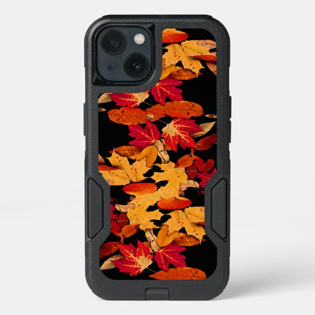 Autumn Foliage Red Yellow Brown Orange Otterbox iPhone Case (Back)