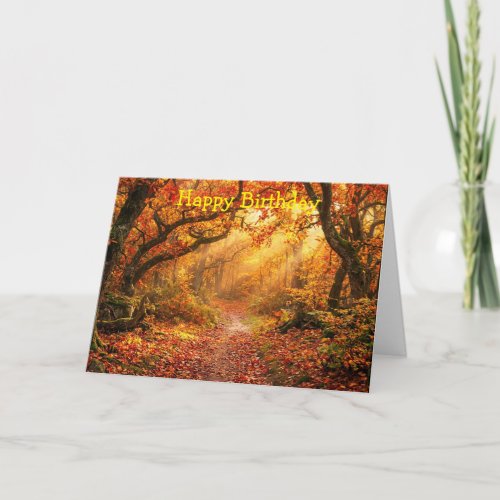 Autumn Forest Card