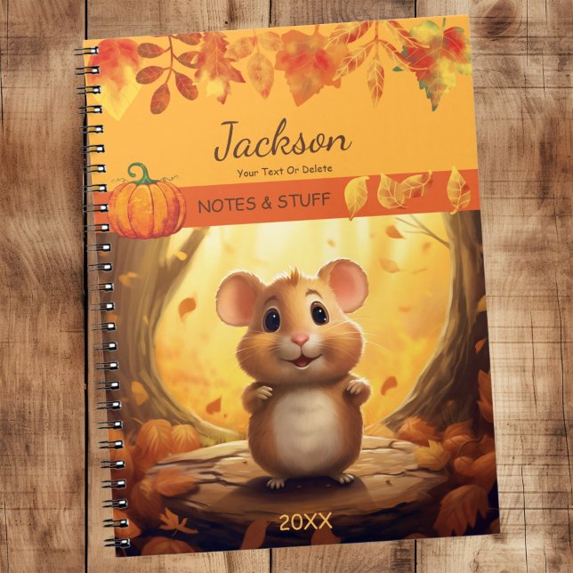 Autumn Forest Hamster Notebook (Creator Uploaded)