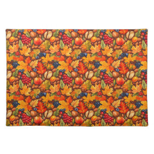 Autumn Forest Harvest Cloth Placemat