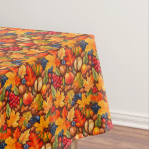 Autumn Forest Harvest Tablecloth