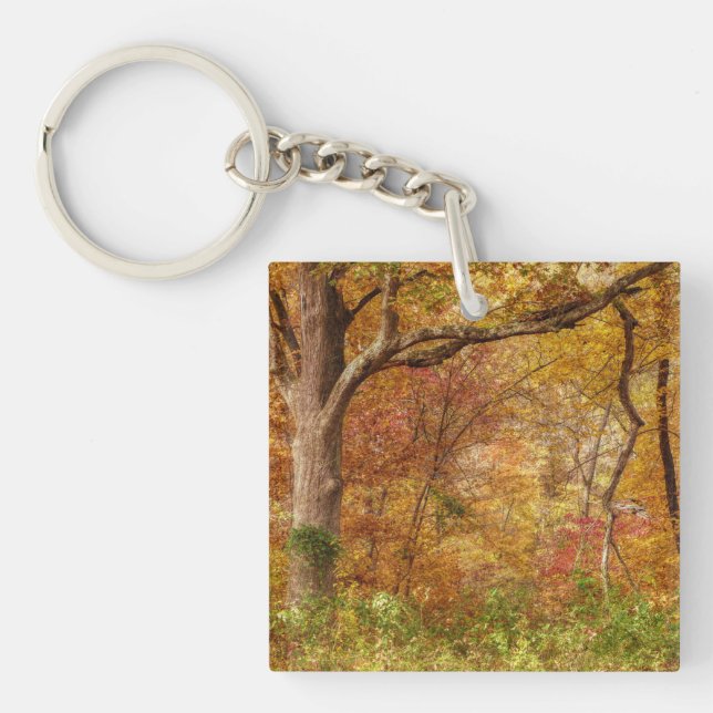 Autumn Forest Keychain (Front)