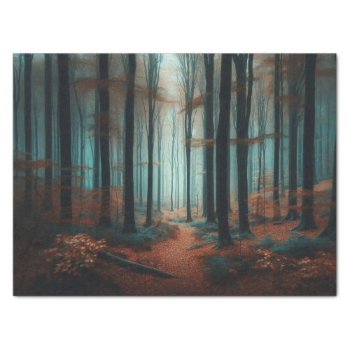 Autumn Forest Moody Woods Decoupage Tissue Paper