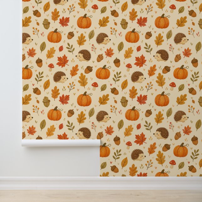 Autumn forest pattern wallpaper (Application)