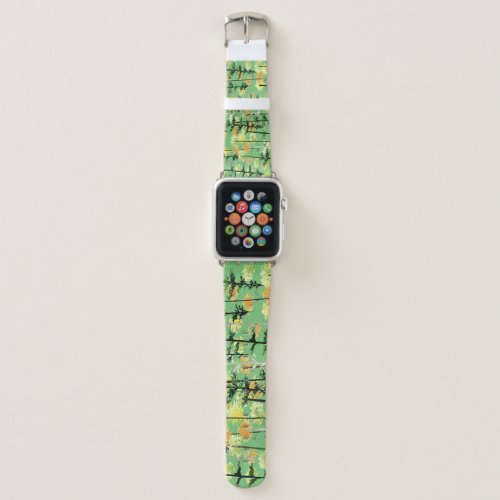 Autumn Forest Seamless Natural Beauty Apple Watch Band