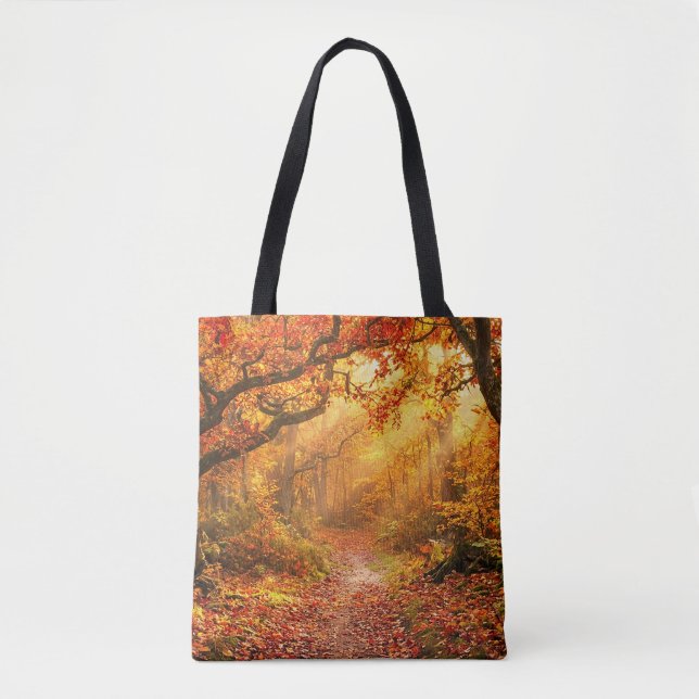 Autumn Forest Tote Bag (Front)