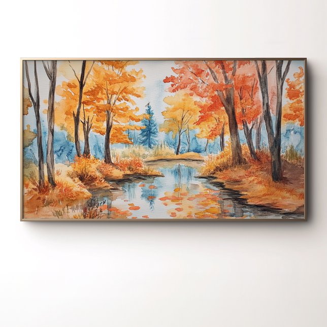 Autumn Forest Watercolor Art Poster (Creator Uploaded)