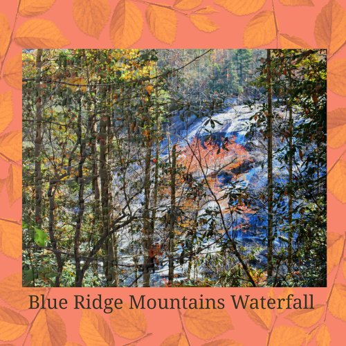 Autumn Forest Waterfall NC Photographic Jigsaw Puzzle