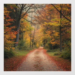 Autumn Forest Window Cling