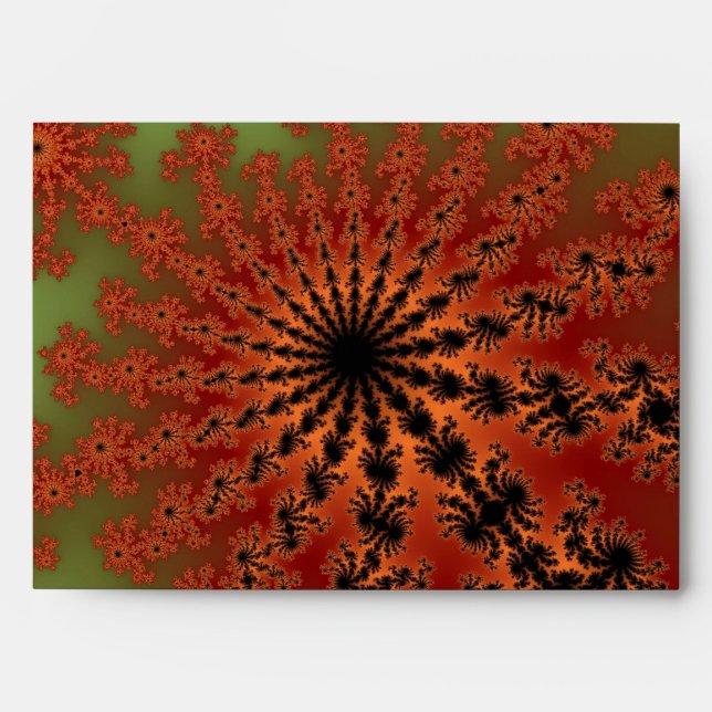 Autumn Fractal Burst Envelope (Front)