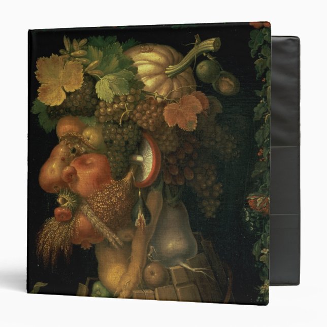 Autumn, from a series depicting the four 3 ring binder (Front/Inside)