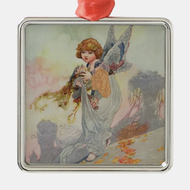 Autumn from the Seasons Metal Ornament (Front)