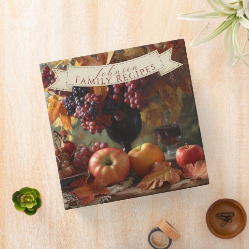 Autumn Fruit Table Recipe Binder