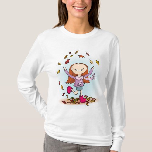 Autumn fun womens tee