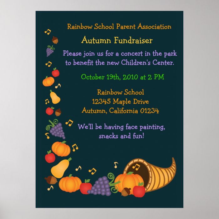 Autumn Fundraiser (Large Poster)