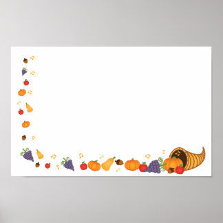 Autumn Fundraiser Poster 11x17 Landscape