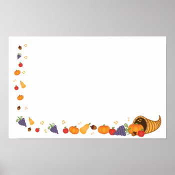 Autumn Fundraiser Poster 11x17 Landscape by nyxxie at Zazzle