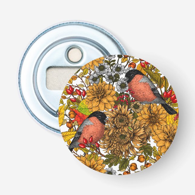 Autumn garden 1 bottle opener (Front)