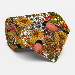 Autumn garden 1 neck tie