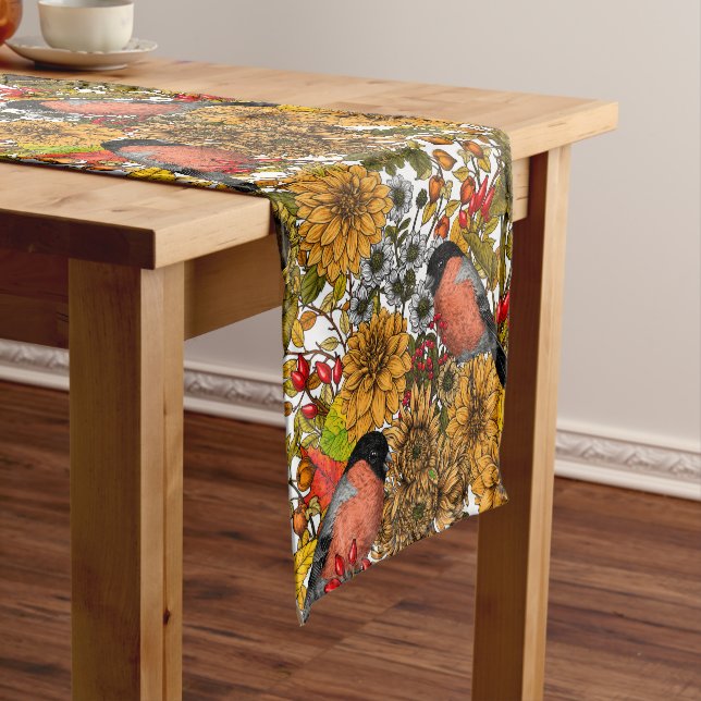 Autumn garden 1 short table runner (In Situ)