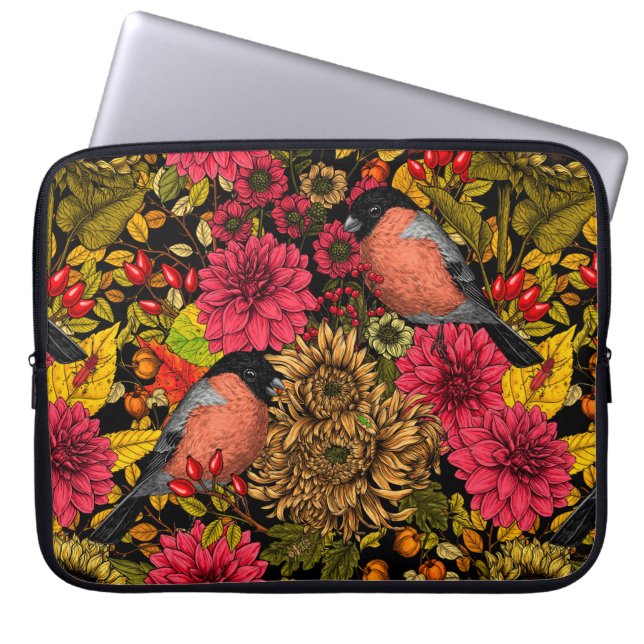 Autumn garden 2 laptop sleeve (Front)