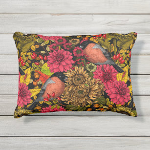 Autumn garden 2 outdoor pillow