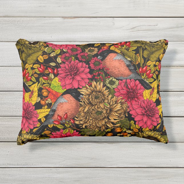 Autumn garden 2 outdoor pillow (Front)