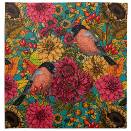 Autumn garden 3 cloth napkin