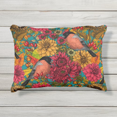 Autumn garden 3 outdoor pillow