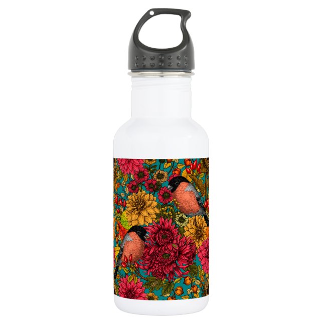 Autumn garden 3 stainless steel water bottle (Front)