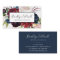 Autumn Garden | Burgundy Business Card