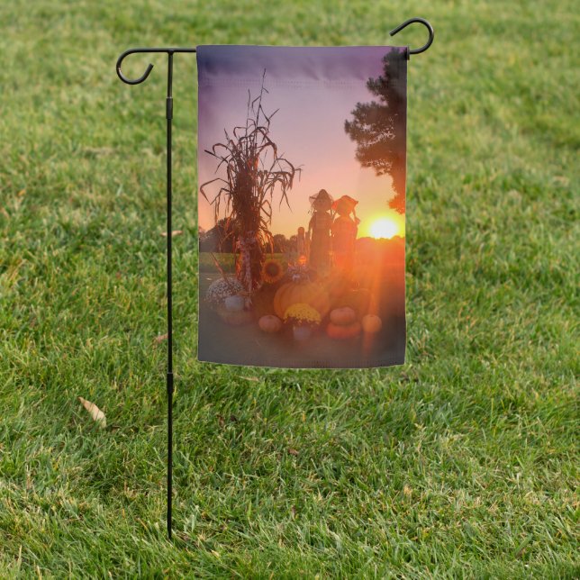 Autumn Garden Flag (In SItu)