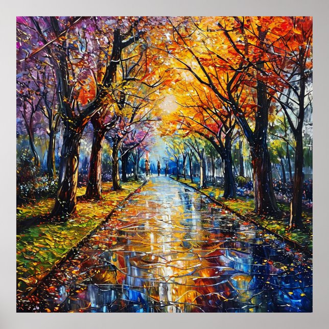🍂 Autumn Garden Landscape Decor Gift For Home 🌸 (Front)