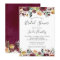 Autumn Garden Red Orange Floral Fall Bridal Shower