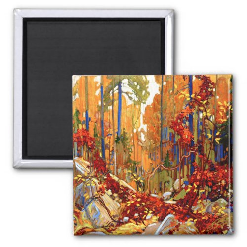 Autumn Garland beautiful painting by Tom Thomson Magnet